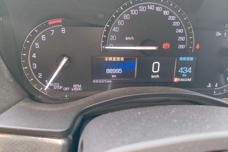 Used Cadillac ATS-L 2017 28T Tech Edition Odometer Close Up