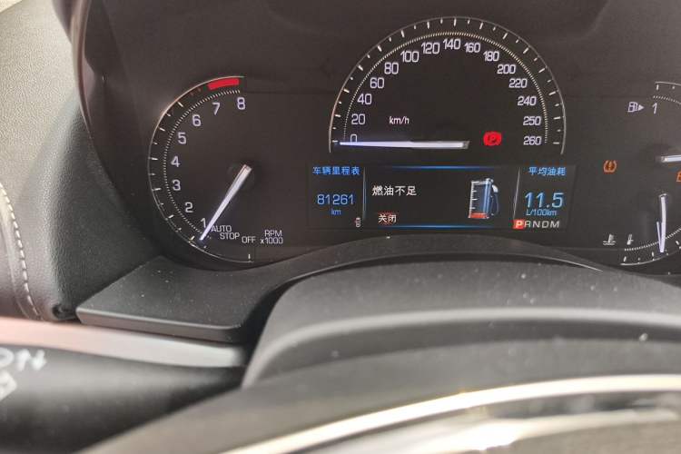 Used Cadillac ATS-L 2017 28T Fashion Edition Odometer Close Up