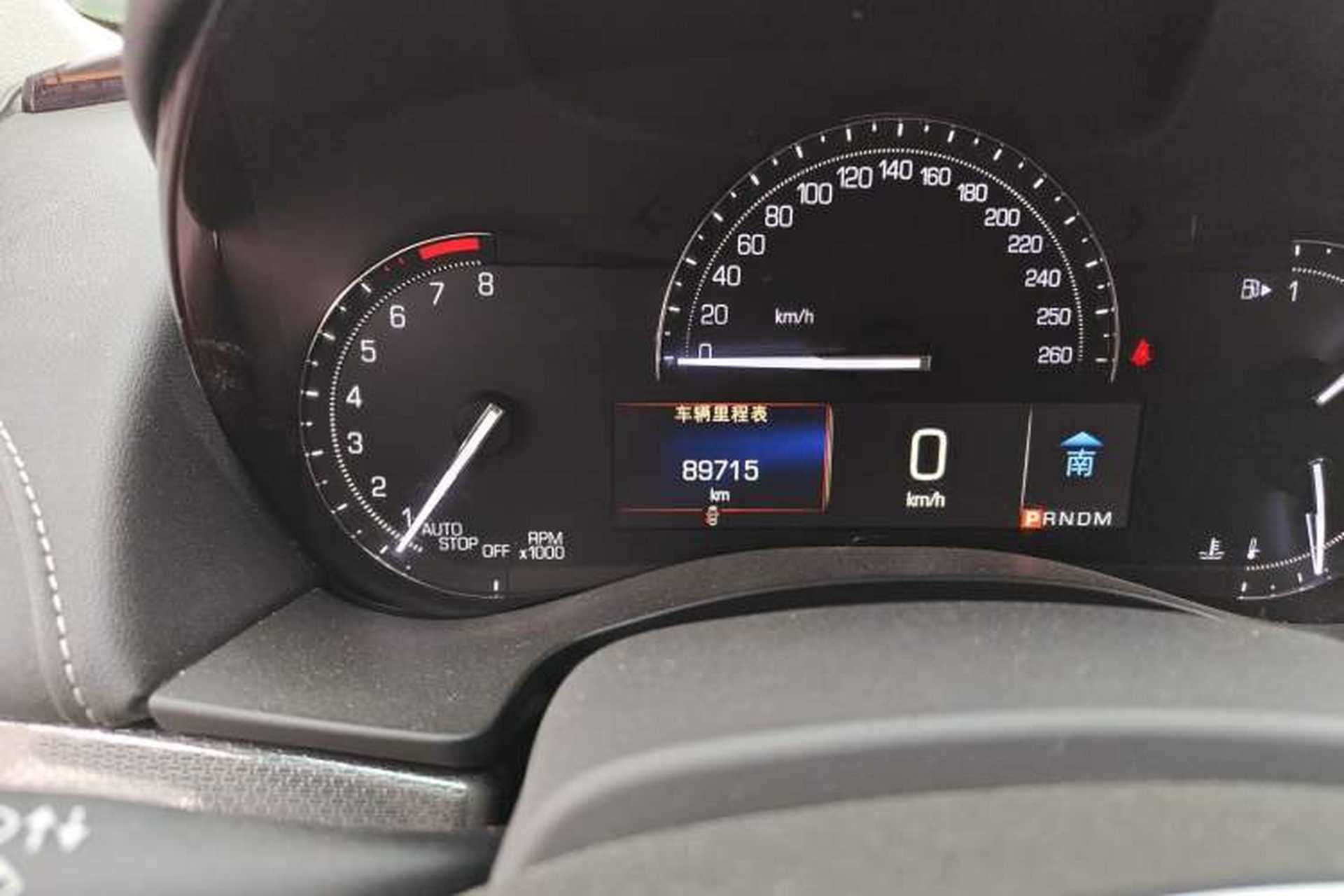 Used Cadillac ATS-L 2017 28T Tech Edition Odometer Close Up