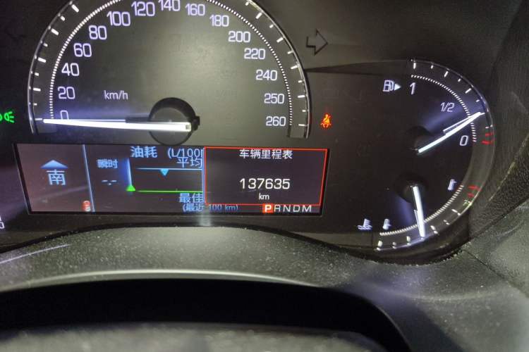 Used Cadillac ATS-L 2017 28T Fashion Edition Odometer Close Up