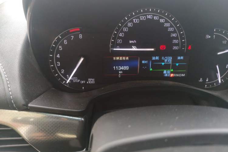 Used Cadillac ATS-L 2017 28T Tech Edition Odometer Close Up