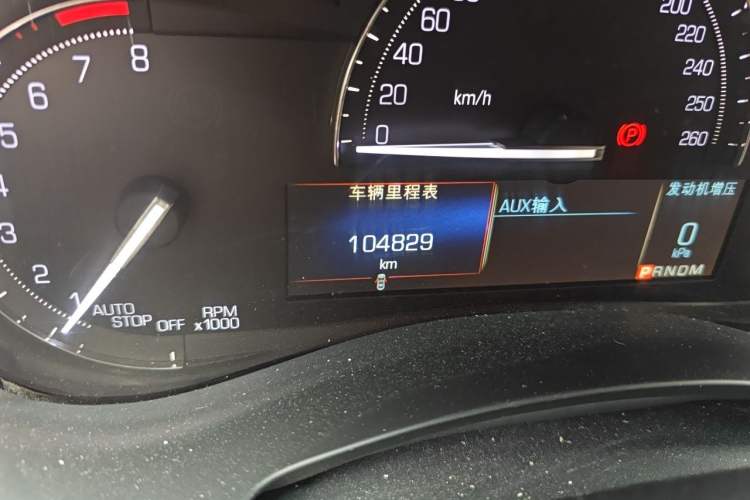 Used Cadillac ATS-L 2017 28T Tech Edition Odometer Close Up