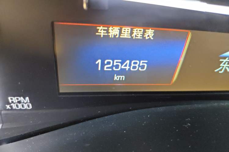 Used Cadillac ATS-L 2017 28T Tech Edition Odometer Close Up