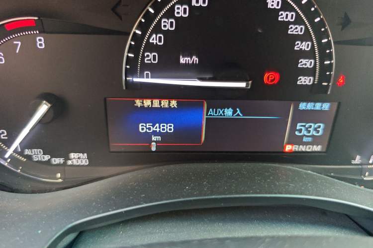 Used Cadillac ATS-L 2017 28T Tech Edition Odometer Close Up