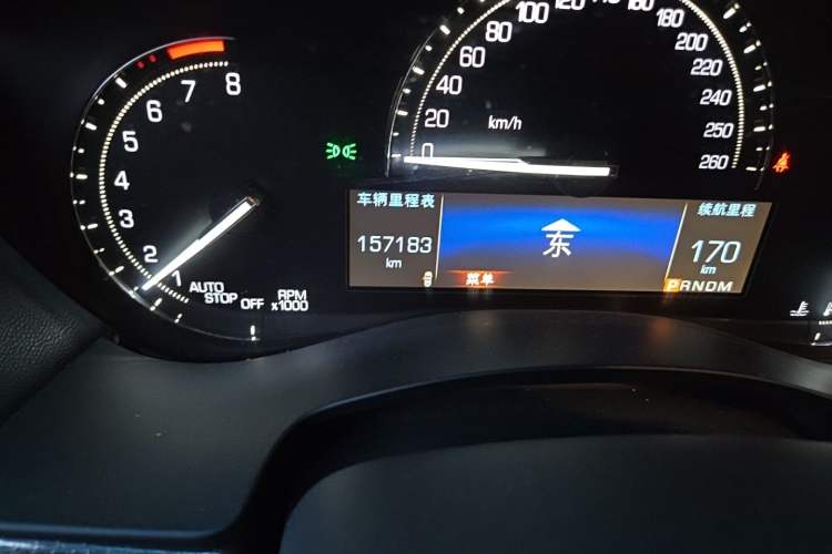 Used Cadillac ATS-L 2017 28T Tech Edition Odometer Close Up