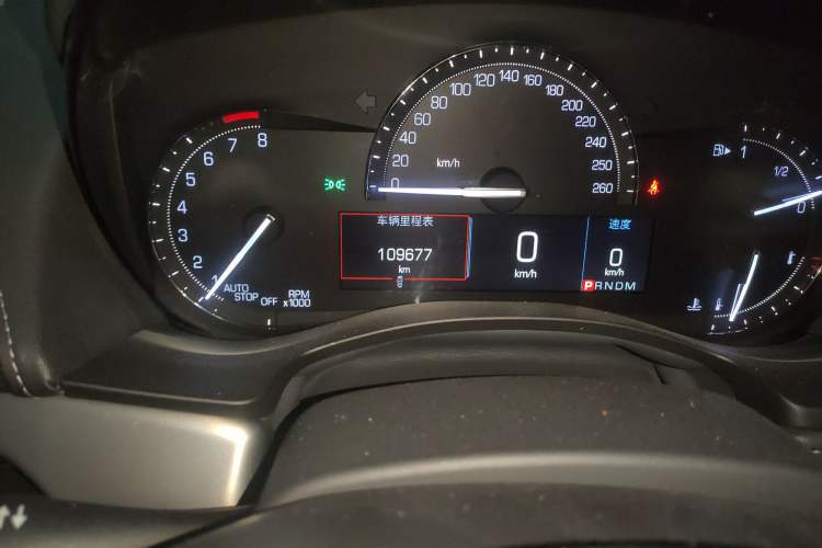 Used Cadillac ATS-L 2017 28T Fashion Edition Odometer Close Up