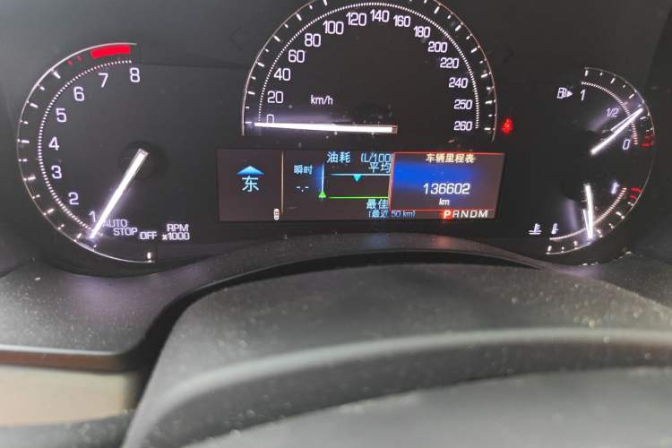 Used Cadillac ATS-L 2017 28T Fashion Edition Odometer Close Up
