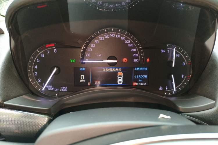 Used Cadillac ATS-L 2017 28T Tech Edition Odometer Close Up