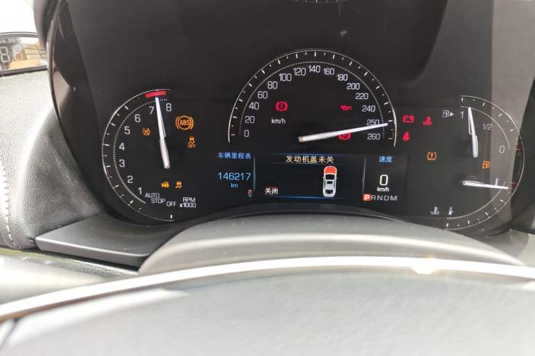 Used Cadillac ATS-L 2017 28T Tech Edition Odometer Close Up