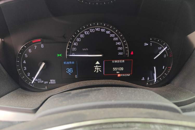 Used Cadillac ATS-L 2017 28T Fashion Edition Odometer Close Up