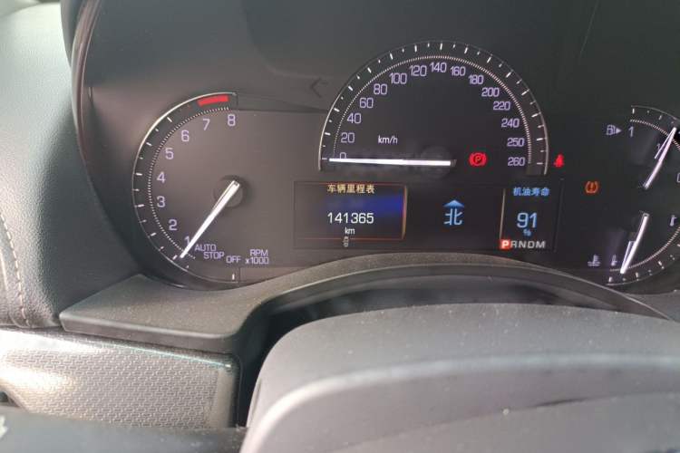 Used Cadillac ATS-L 2017 28T Tech Edition Odometer Close Up