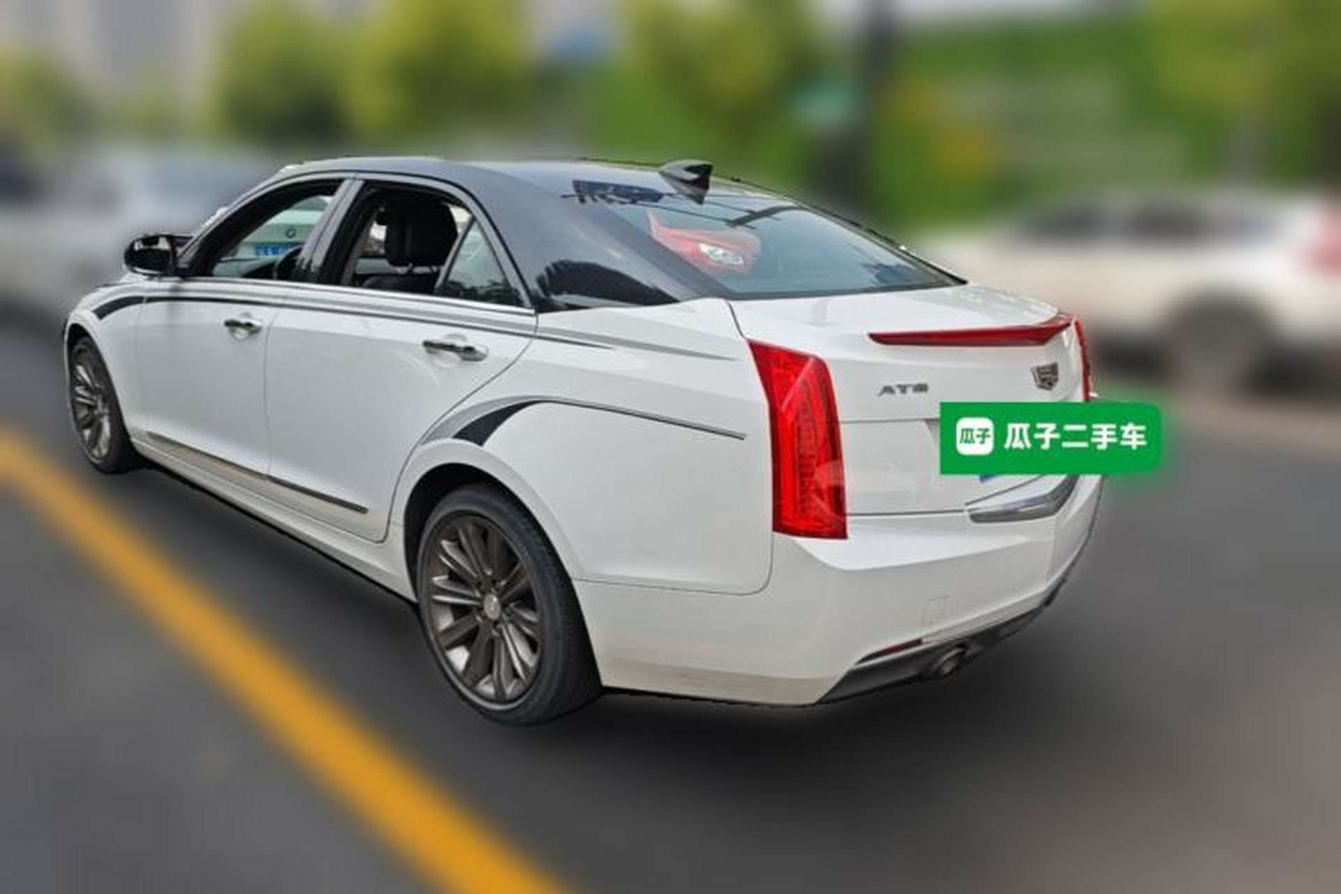 Used Cadillac ATS-L 2017 28T Luxury Model Rear Left 45 Deg