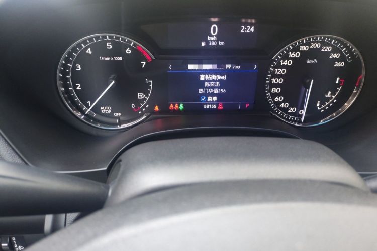 Used Cadillac CT4 2020 28T Elite Edition Odometer Close Up
