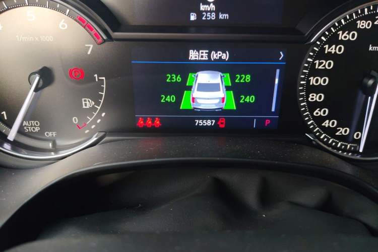 Used Cadillac CT4 2020 28T Elite Edition Odometer Close Up