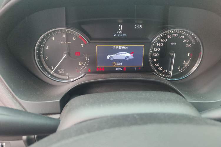 Used Cadillac CT4 2020 28T Fashion Edition Odometer Close Up