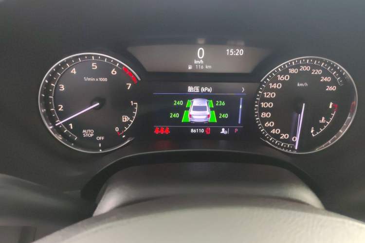 Used Cadillac CT4 2020 28T Elite Edition Odometer Close Up