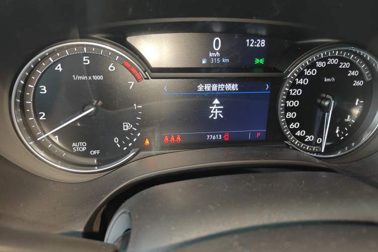 Used Cadillac CT4 2020 28T Fashion Edition Odometer Close Up