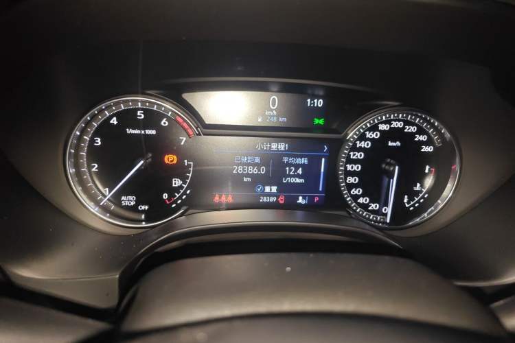 Used Cadillac CT4 2020 28T Elite Edition Odometer Close Up