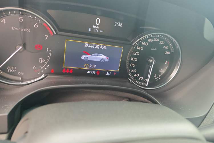 Used Cadillac CT4 2020 28T Elite Edition Odometer Close Up