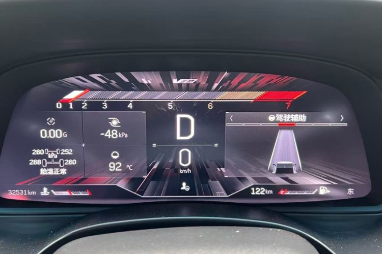 Used Cadillac CT4 2020 28T Elite Edition Odometer Close Up