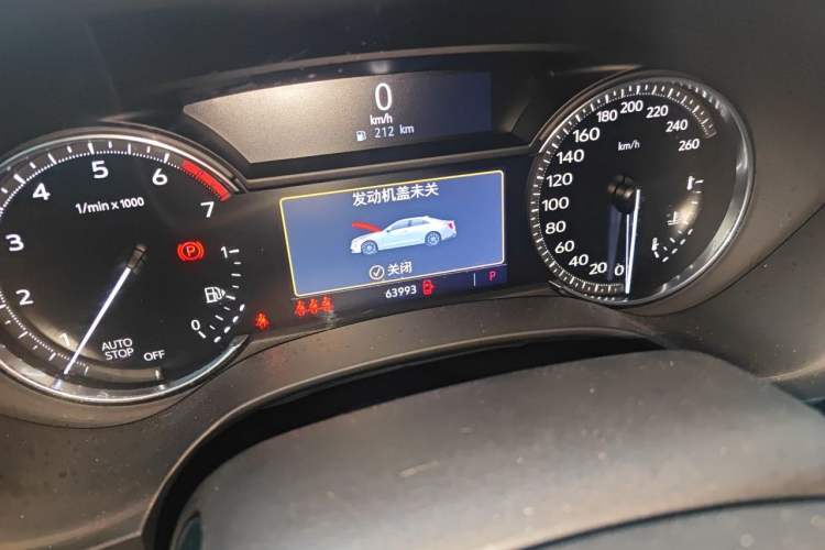 Used Cadillac CT4 2020 28T Elite Edition Odometer Close Up