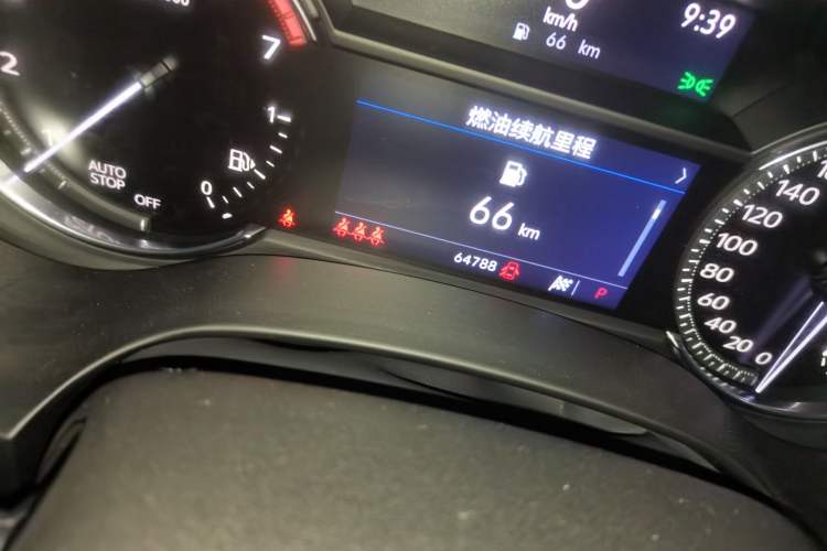 Used Cadillac CT4 2020 28T Elite Edition Odometer Close Up