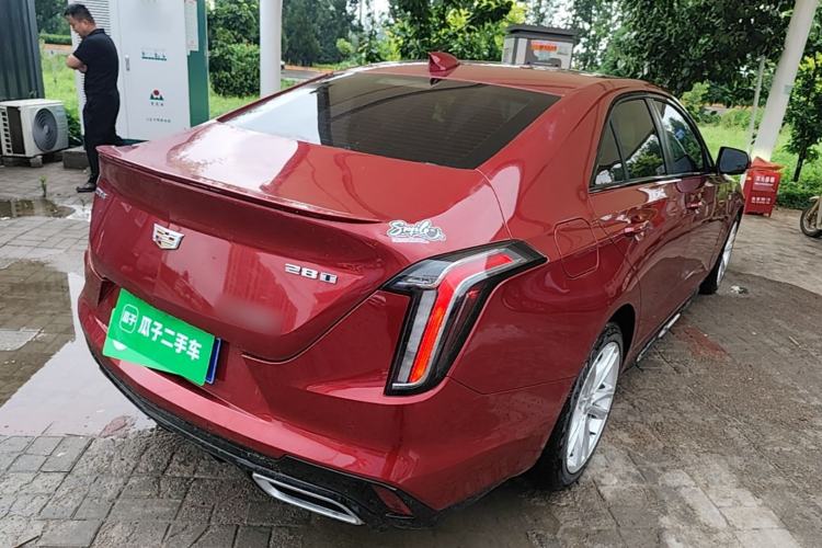 Used Cadillac CT4 2020 28T Fashion Edition Rear Right 45 Deg
