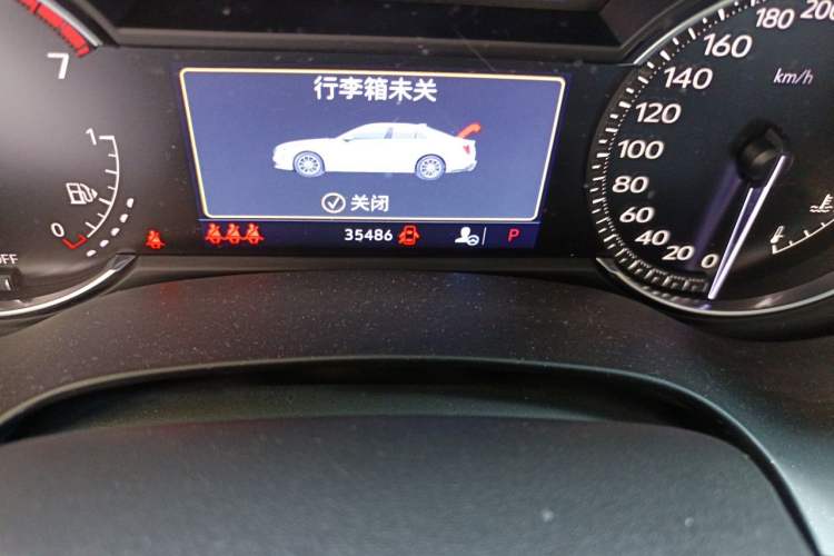Used Cadillac CT4 2020 28T Elite Edition Odometer Close Up
