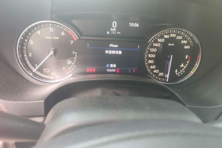 Used Cadillac CT4 2020 28T Elite Edition Odometer Close Up