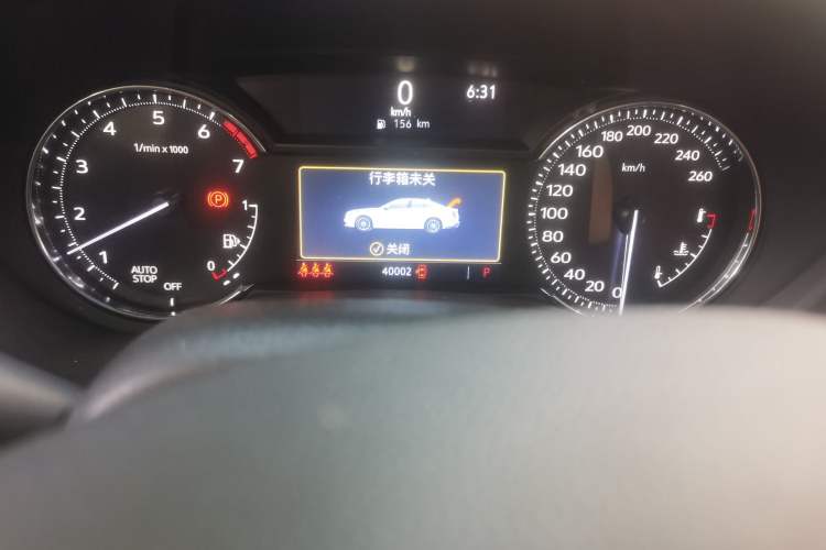 Used Cadillac CT4 2020 28T Fashion Edition Odometer Close Up