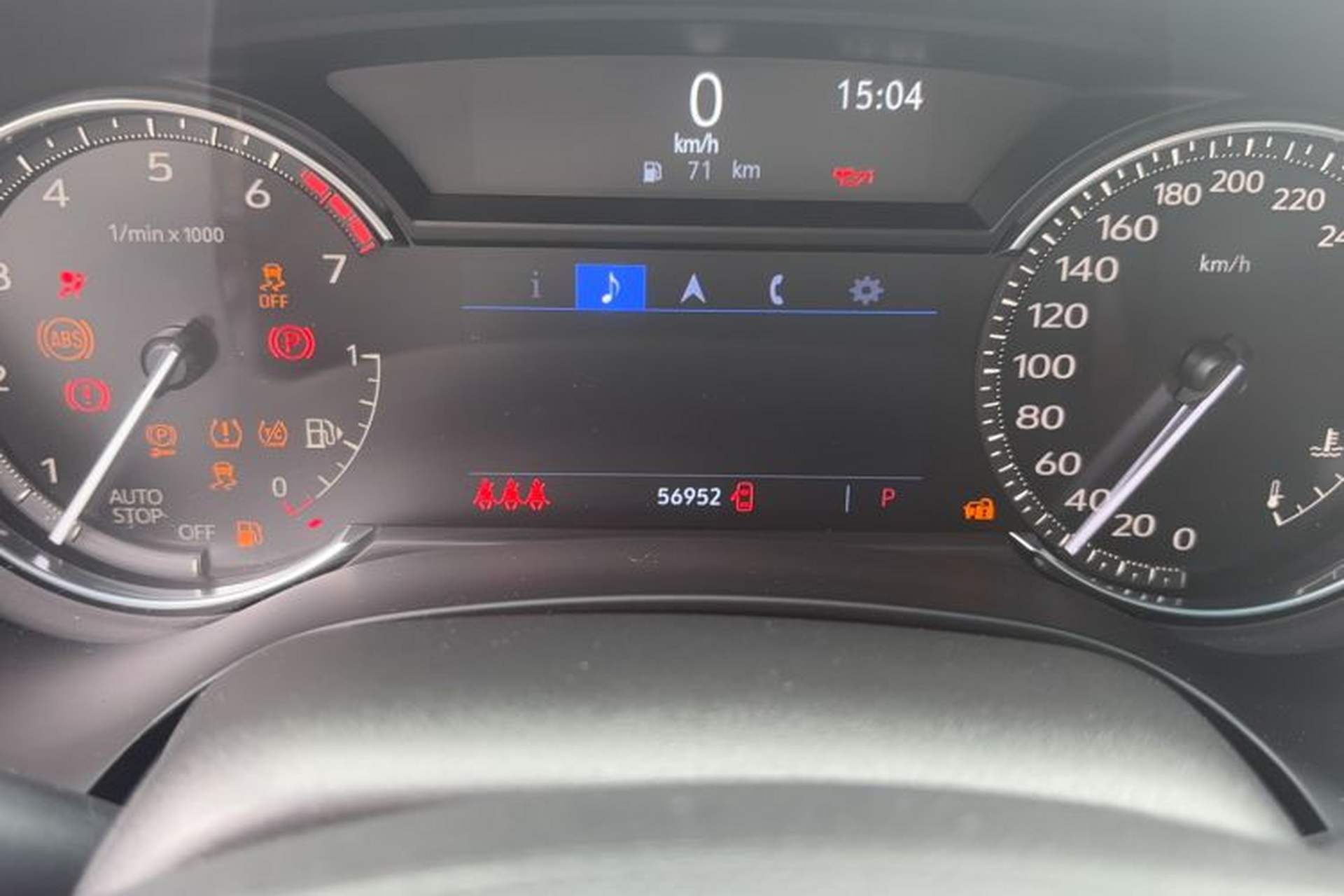 Used Cadillac CT4 2020 28T Elite Edition Odometer Close Up