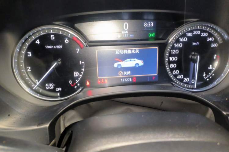Used Cadillac CT4 2020 28T Elite Edition Odometer Close Up