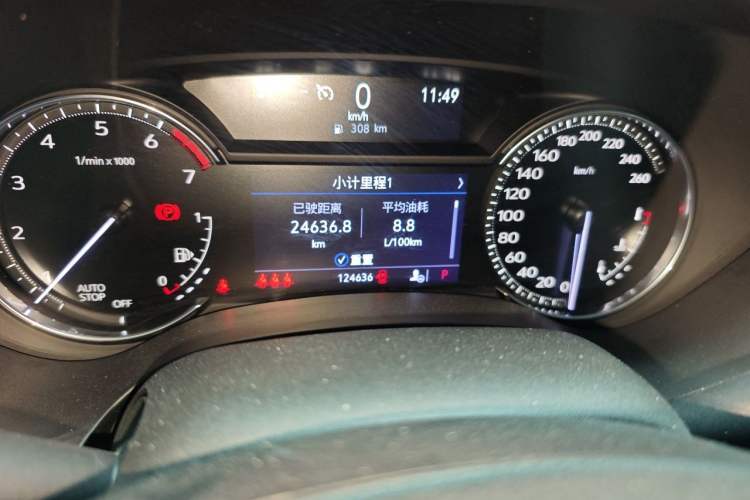 Used Cadillac CT4 2021 28T Fashion Edition Odometer Close Up
