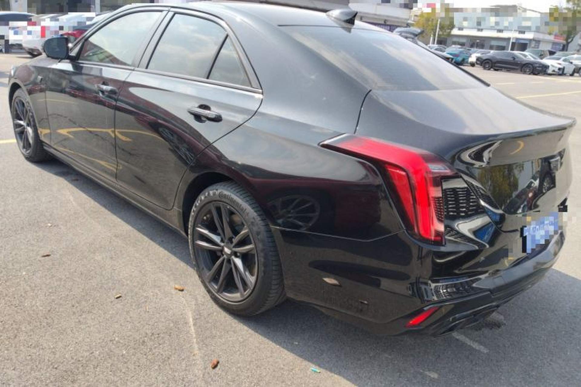 Used Cadillac CT4 2021 28T Luxury Model Rear Left 45 Deg