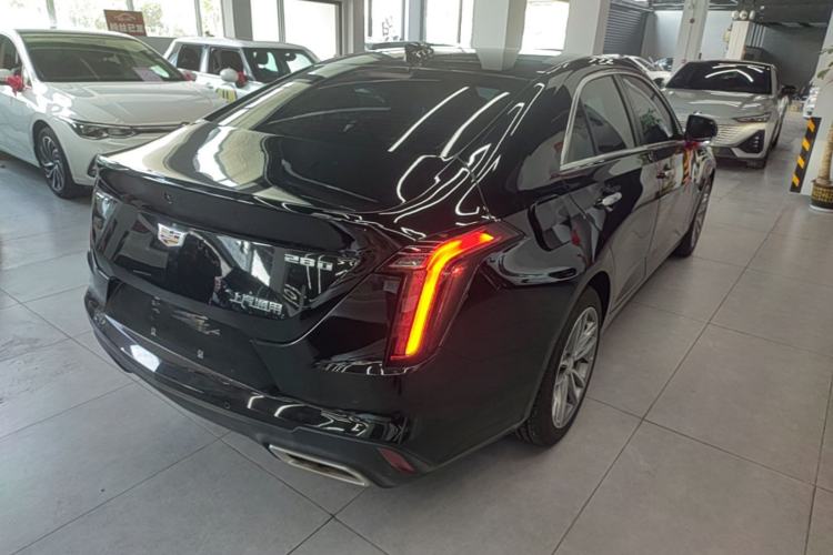 Used Cadillac CT4 2021 28T Luxury Model Rear Right 45 Deg