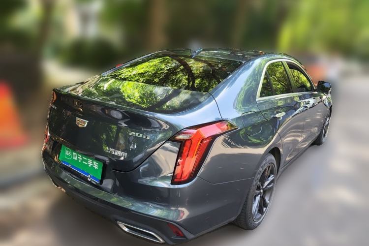 Used Cadillac CT4 2021 28T Luxury Model Rear Right 45 Deg