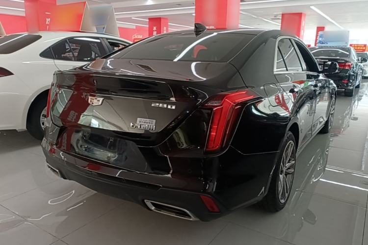 Used Cadillac CT4 2021 28T Luxury Model Rear Right 45 Deg
