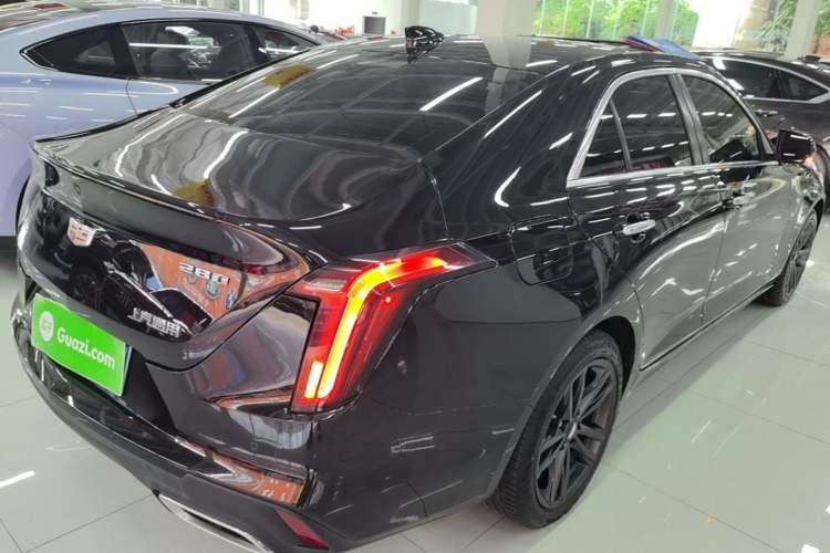 Used Cadillac CT4 2021 28T Luxury Model Rear Right 45 Deg