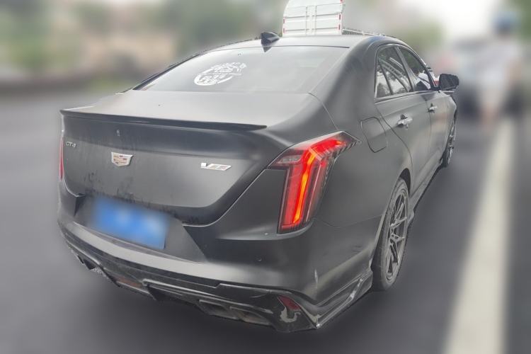 Used Cadillac CT4 2021 28T Luxury Model Rear Right 45 Deg