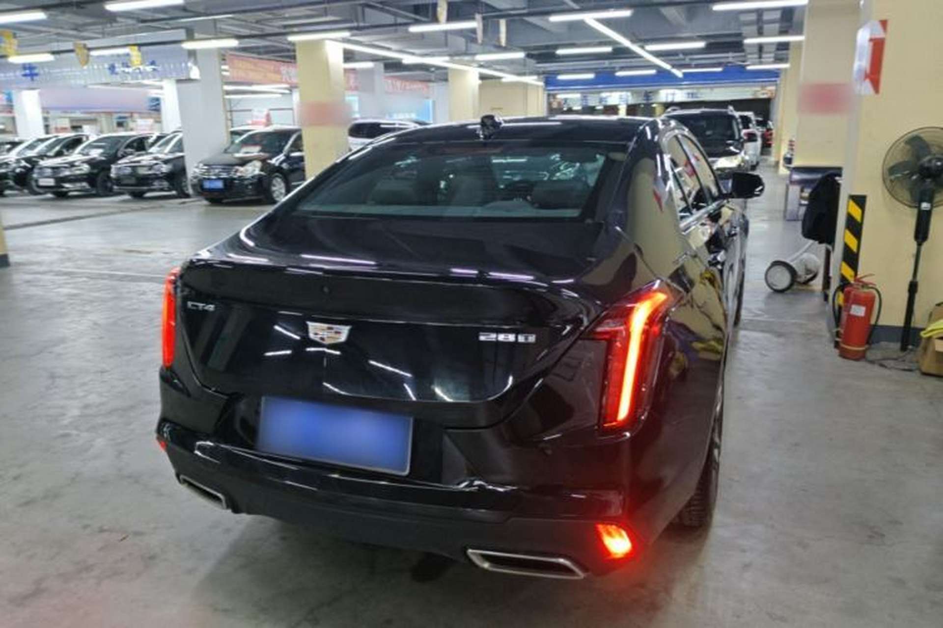 Used Cadillac CT4 2021 28T Luxury Model Rear Right 45 Deg