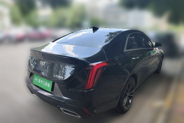 Used Cadillac CT4 2021 28T Luxury Model Rear Right 45 Deg