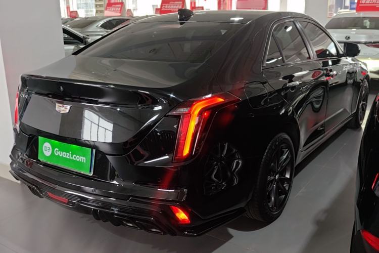 Used Cadillac CT4 2021 28T Luxury Model Rear Right 45 Deg