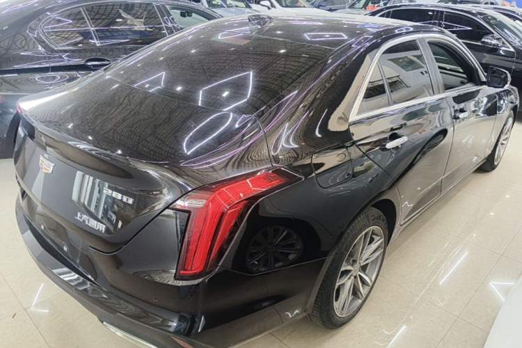 Used Cadillac CT4 2021 28T Luxury Model Rear Right 45 Deg