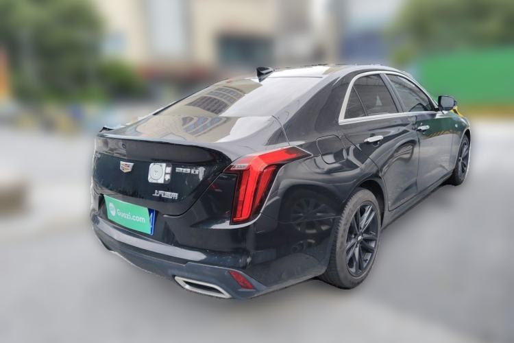 Used Cadillac CT4 2021 28T Luxury Model Rear Right 45 Deg