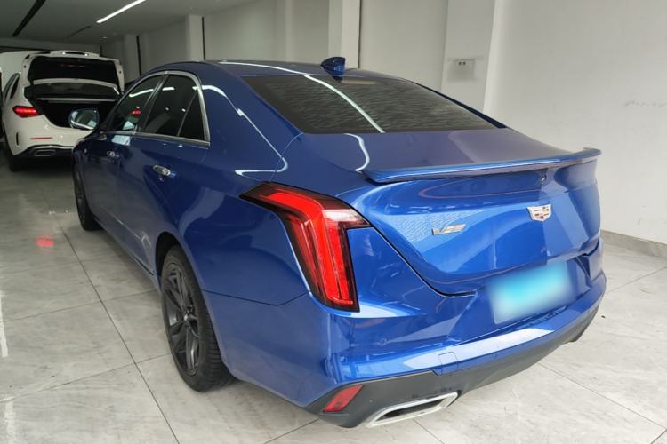 Used Cadillac CT4 2021 28T Luxury Model Rear Left 45 Deg