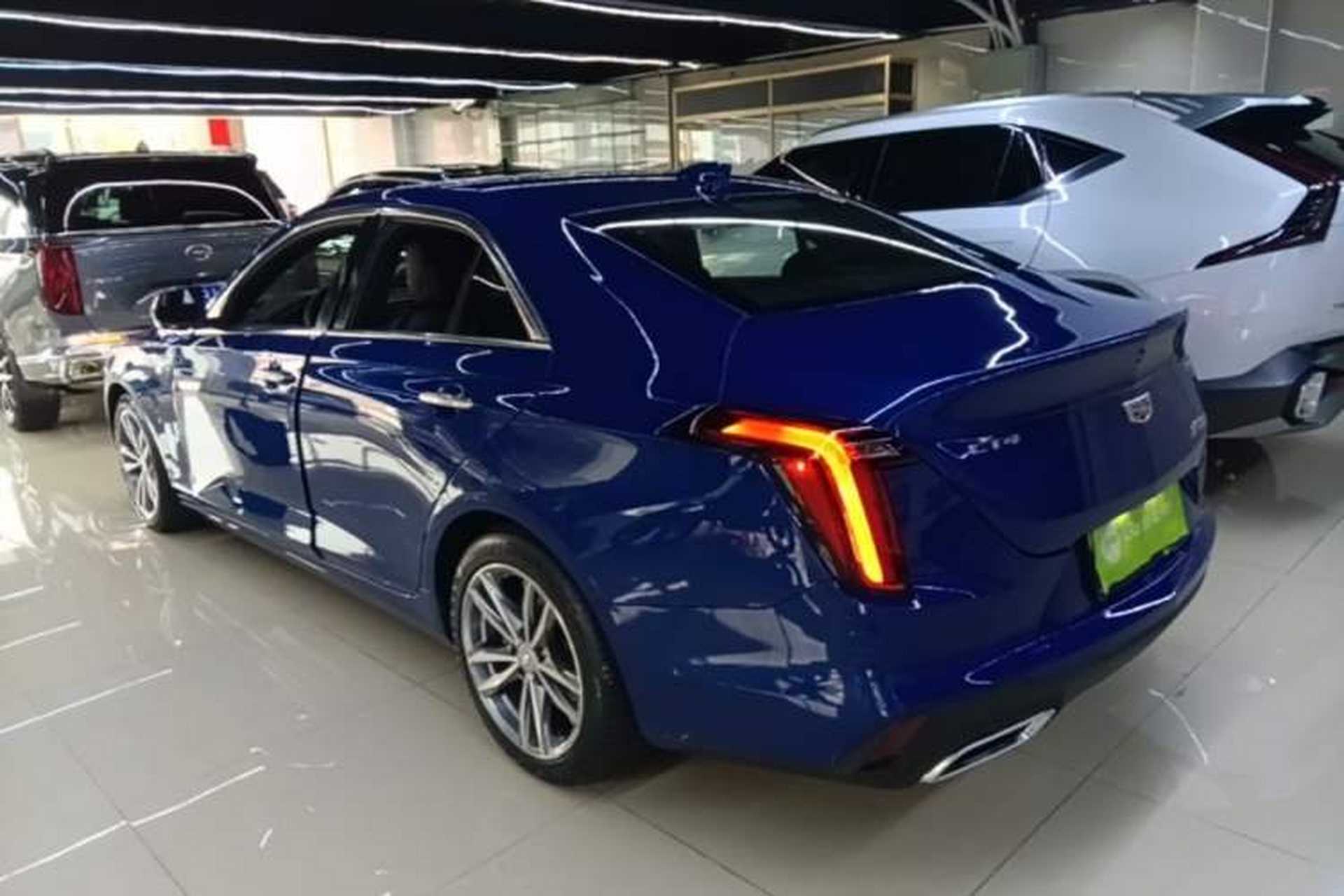 Used Cadillac CT4 2021 28T Luxury Model Rear Left 45 Deg