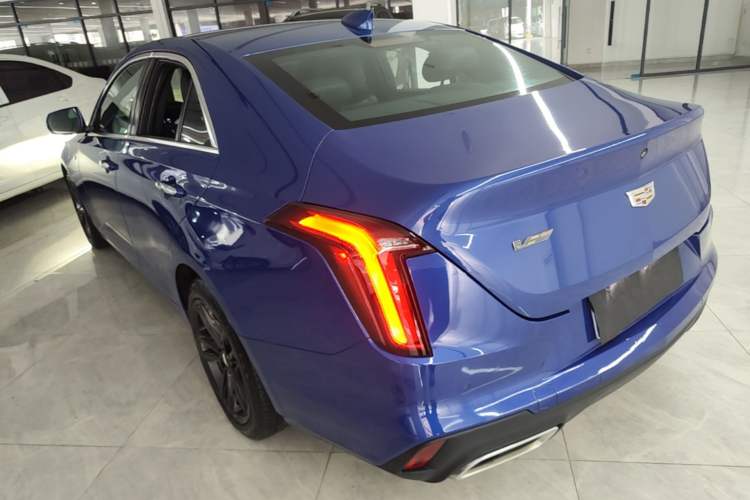 Used Cadillac CT4 2021 28T Luxury Model Rear Left 45 Deg