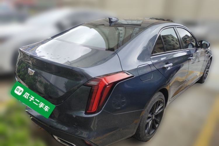 Used Cadillac CT4 2021 28T Luxury Model Rear Right 45 Deg