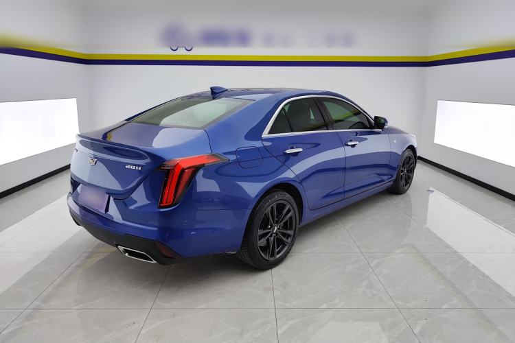 Used Cadillac CT4 2021 28T Luxury Model Rear Right 45 Deg