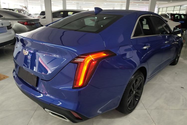 Used Cadillac CT4 2021 28T Luxury Model Rear Right 45 Deg